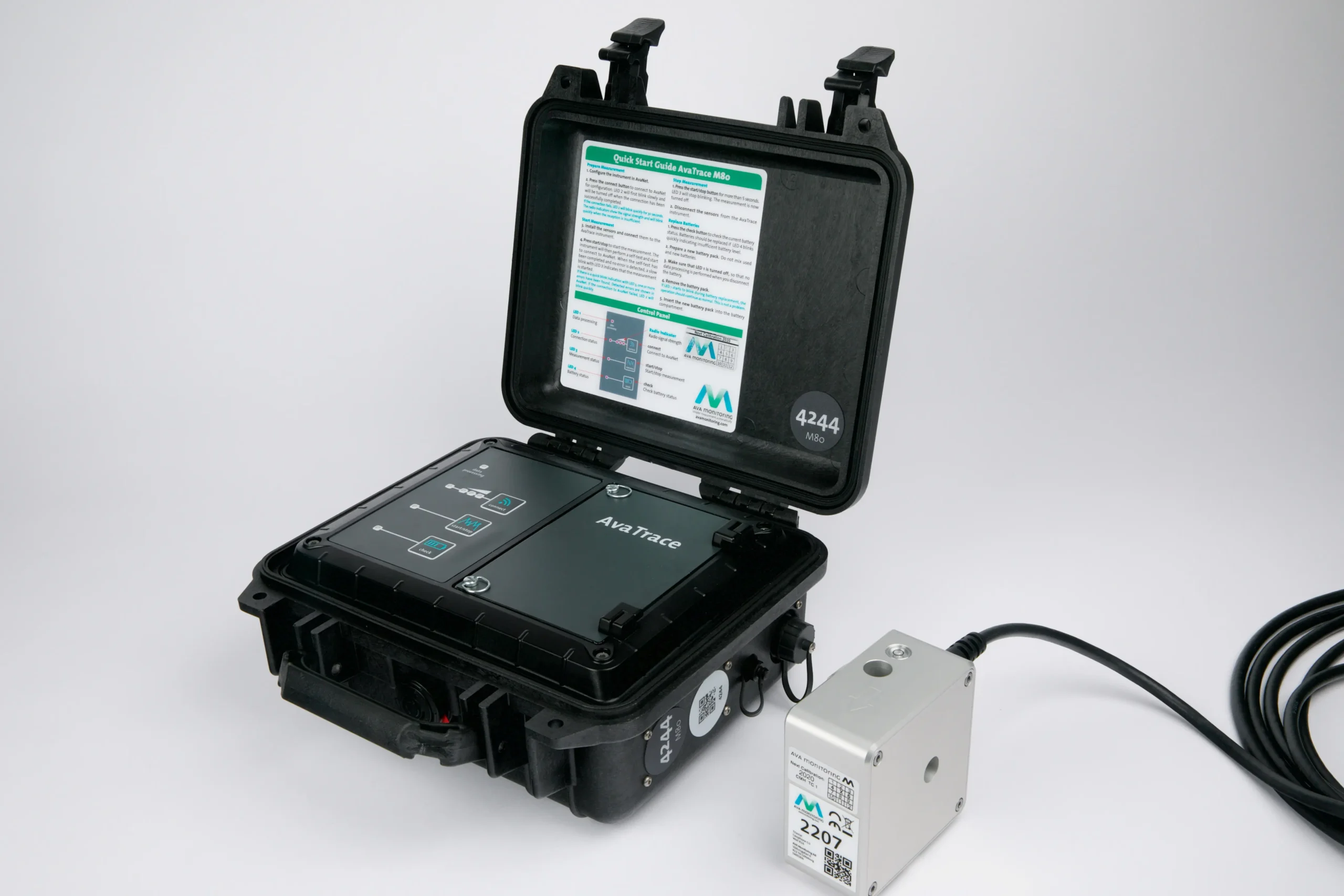 Vibration monitor with long life battery operation