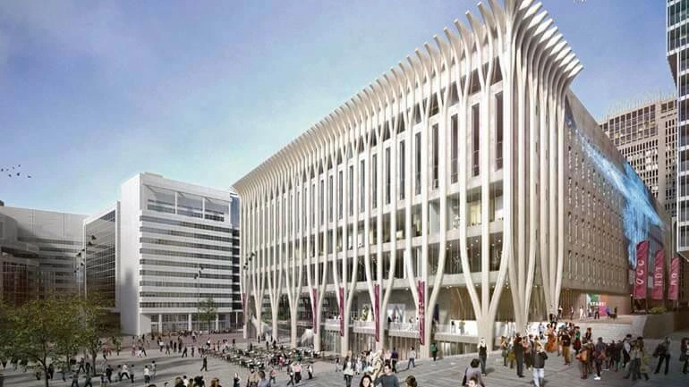 A rendering of the finished project